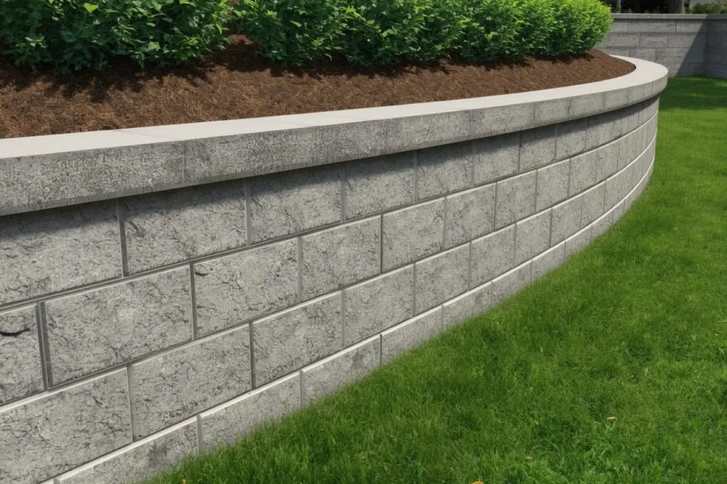 Block retaining wall created by the Best Retaining Wall Builders in Christchurch with skill from Retaining Walls Christchurch
